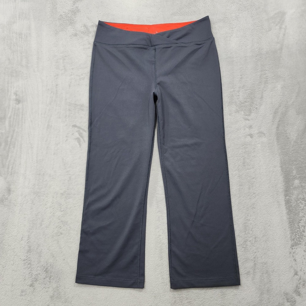 Victoria's Secret Pants Womens XS Gray VSX Sexy Sport Capri Pull On Straight Leg